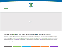Tablet Screenshot of powerplants.com.au